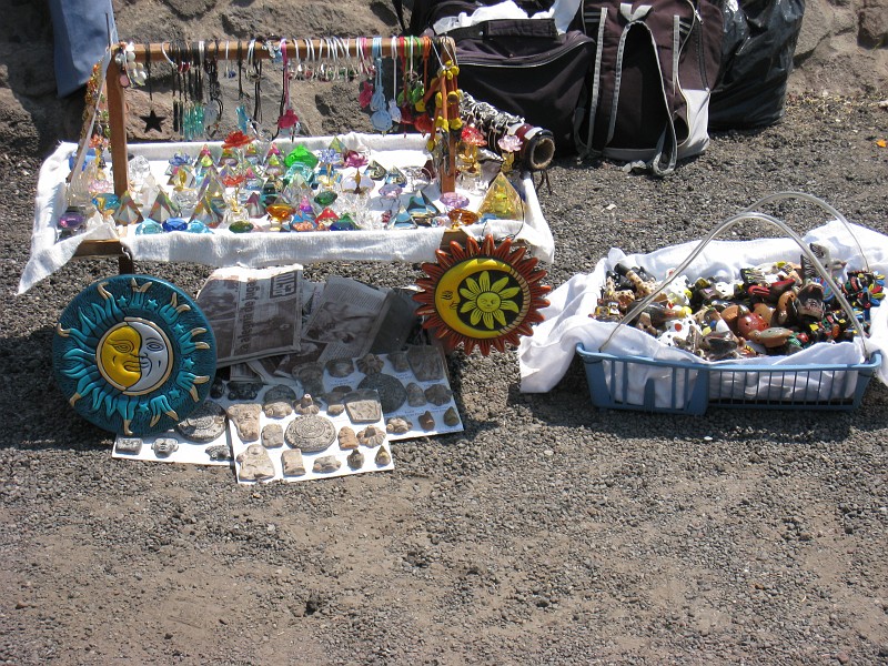 Mexico Pyramids - Mexico City 2009 0965.jpg - A trip to the Teotihuacan area of Mexico to visit the pyramids. A vast complex and a great climb to the top. This was followed by lunch in a cave, then a visit to the historical center of Mexico City. March 2009.